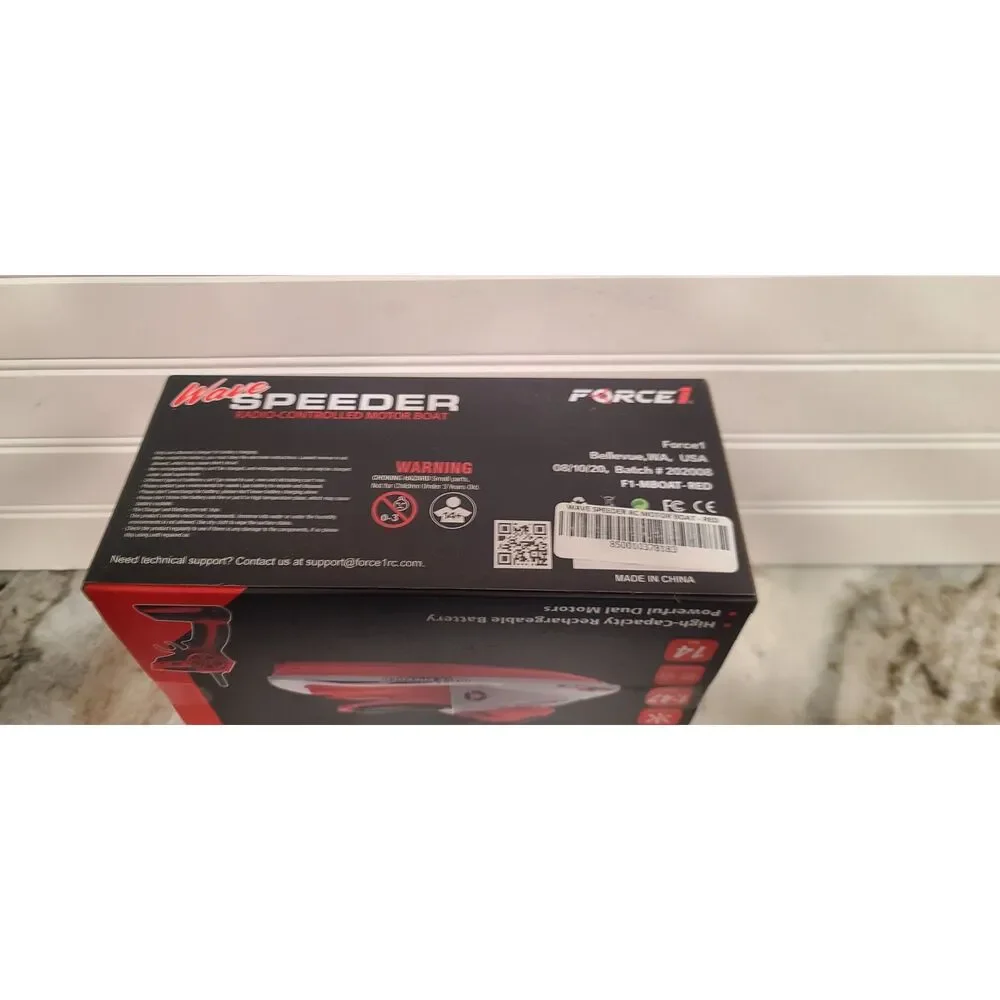 Force 1 Wave Speeder Radio Control Motor Boat NEW